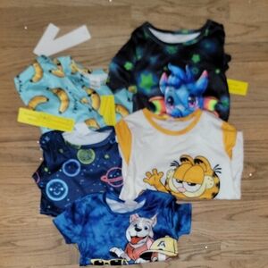 SHEIN Kids Pajama Sets - Multicolor Fun